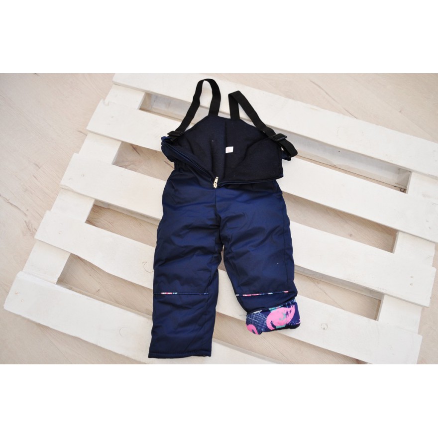 ZIMOWY KOMBINEZON dwuczęściowy ocieplany wzór FLAMINGI