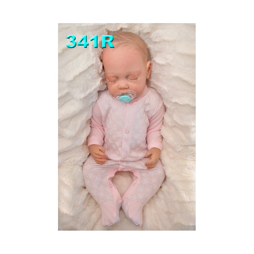 Pajac pajacyk bawełniany różowy w motyle wzór 341R