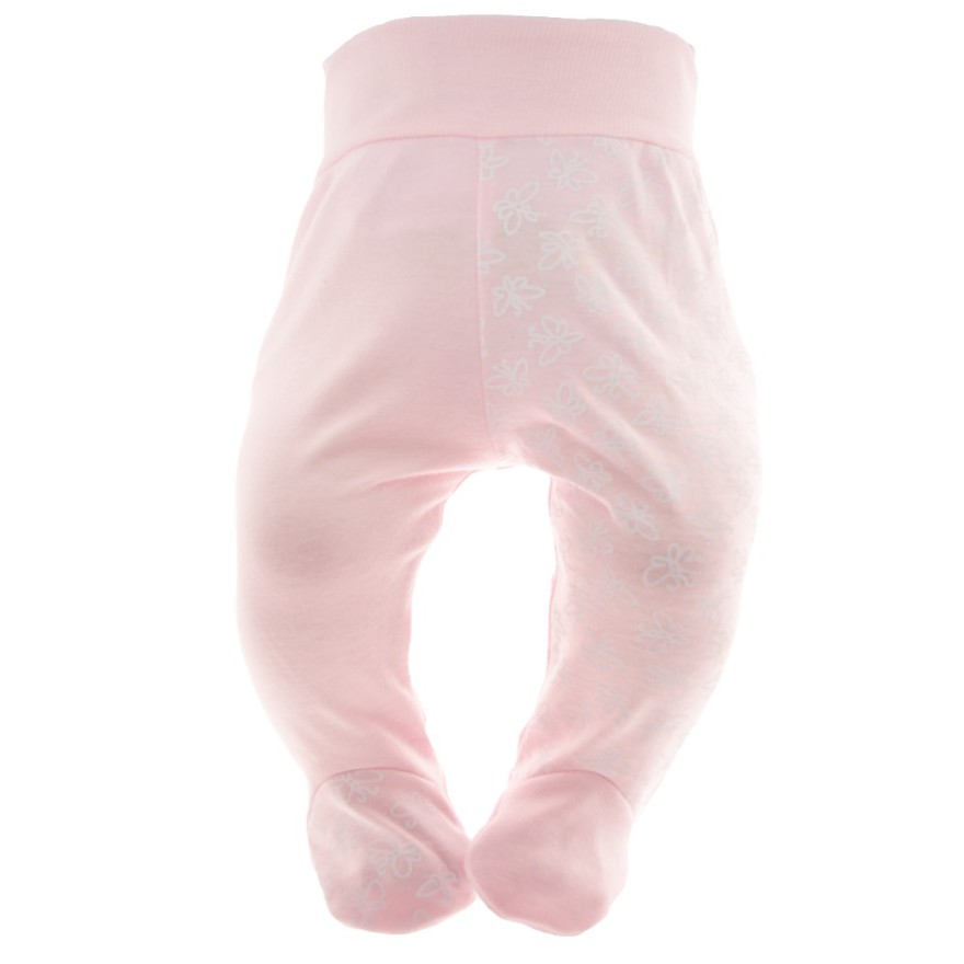 PÓŁŚPIOCHY bezuciskowe różowe w motyle wzór 341R