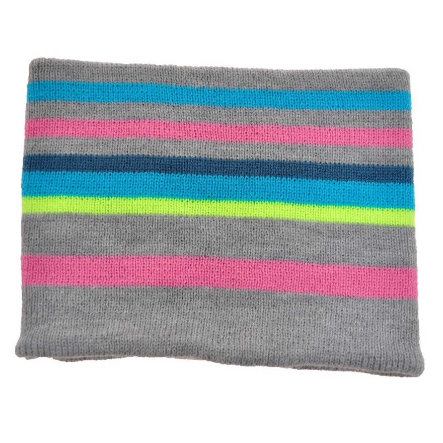 KOMIN ZIMOWY tuba r. uniwersalny SZARY W PASKI