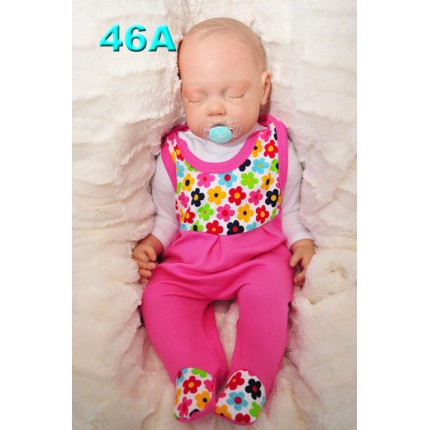 ŚPIOCHY ŚPIOSZKI bawełniane, amarantowe w kwiaty wzór 46A