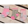 3 pary SKARPETKI bawełniane Girl wzór D22