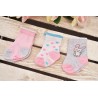 3 pary SKARPETKI bawełniane Girl wzór D23