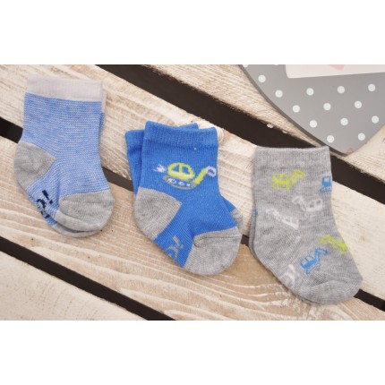 3 pary SKARPETKI dla chłopca wzór C18