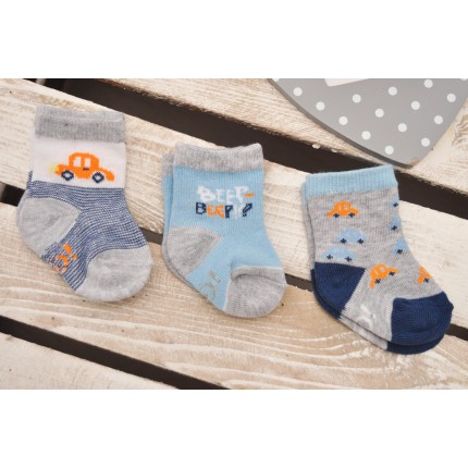 3 pary SKARPETKI dla chłopca wzór C19