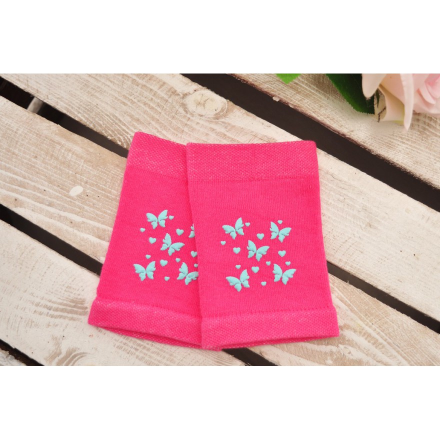 Amarantowe NAKOLANNIKI dziewczęce ABS DO RACZKOWANIA rozmiar uniwersalny