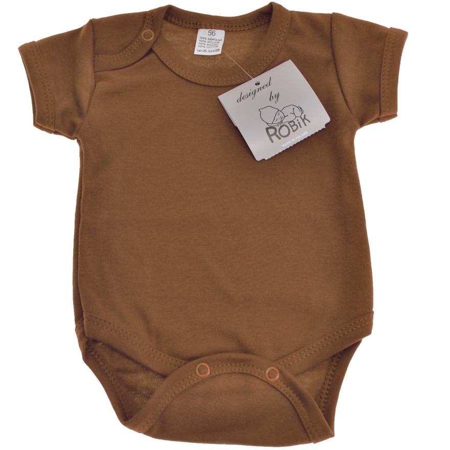 Brązowe body krótki rękaw