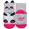 Skarpetki bawełniane PANDA skarpety dziewczęce z silikonem