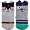 2 pary SKARPETKI bawełniane ZWIERZAKI skarpety uszy 3D dla chłopca wzór 2CH