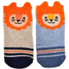 2 pary SKARPETKI bawełniane ZWIERZAKI skarpety uszy 3D dla chłopca wzór 3CH