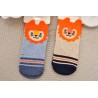 2 pary SKARPETKI bawełniane ZWIERZAKI skarpety uszy 3D dla chłopca wzór 3CH