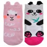 2 pary SKARPETKI bawełniane ZWIERZAKI skarpety uszy 3D dziewczęce wzór 2DZ
