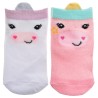 2 pary STOPKI skarpetki letnie ZWIERZAKI skarpety 3D dziewczęce wzór ażur1D