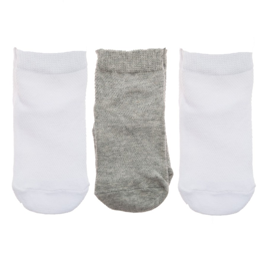 3 pary STOPKI ażurowe skarpety letnie skarpetki zestaw jasny