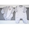 WYPRAWKA dla noworodka do szpitala 5 części szara w zwierzątka wzór 185S