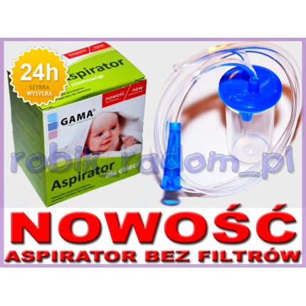 BEZFILTROWY Aspirator do noska GRUSZKA