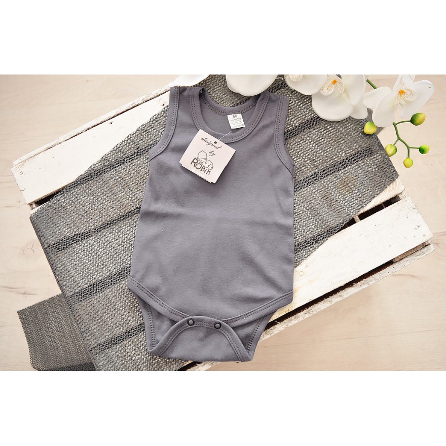 Grafitowe body na ramiączka LATO