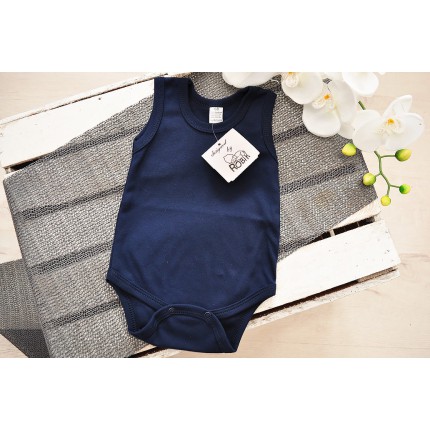 Granatowe body na ramiączka LATO