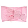 Różowa OPASKA z tiulową kokardą rozmiar uniwersalny