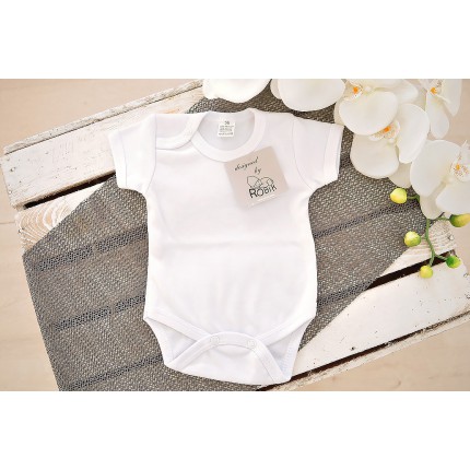 Białe BODY krótki rękaw