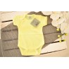 Żółte body krótki rękaw