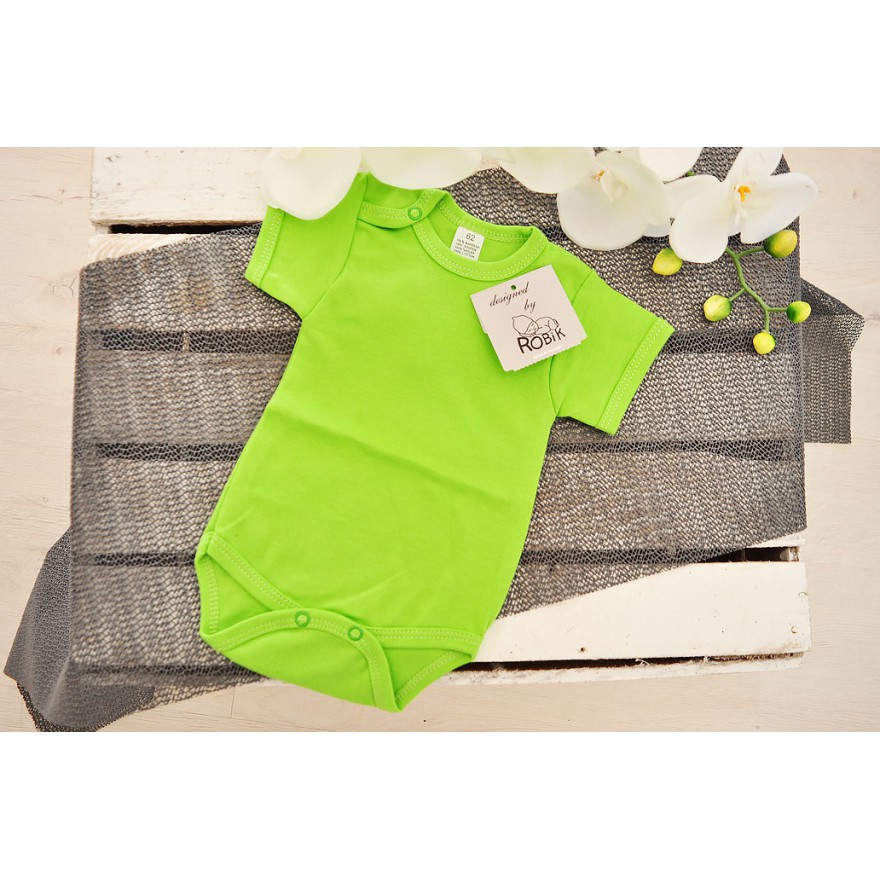 Trawiaste body krótki rękaw