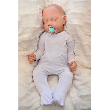 Białe PÓŁŚPIOCHY bezuciskowe