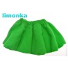 Limonkowa SPÓDNICA DRESOWA z koła - KRĘCĄCA SIĘ