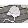 Biała CZAPKA CAPTAIN kotwice PRZECIW POCENIU GŁOWY LATO CHRZEST