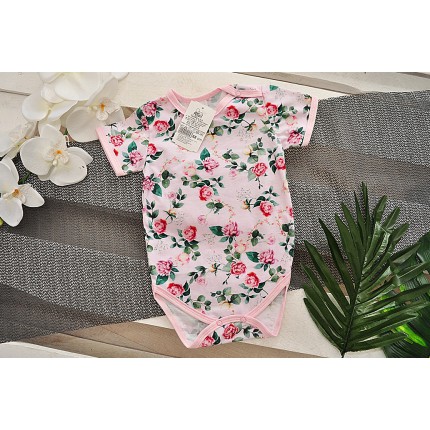 BODY w kwiaty krótki rękaw LATO