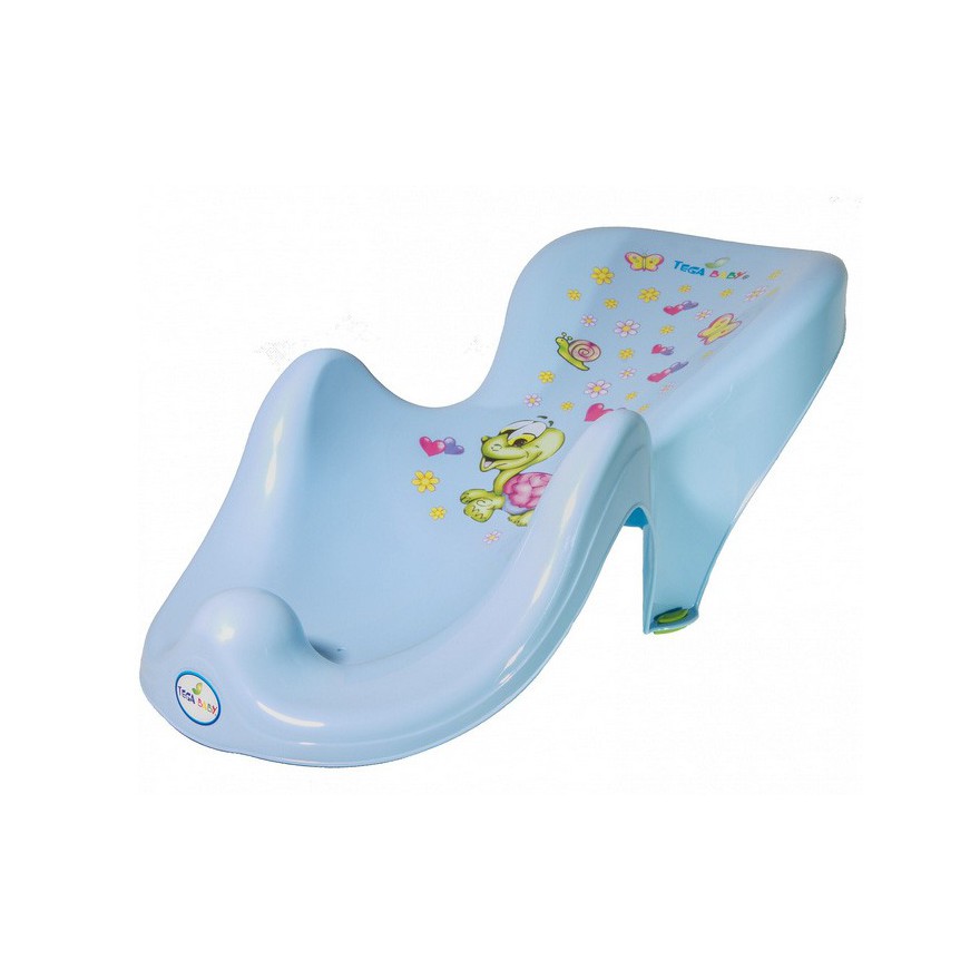 Niebieski FOTELIK DO KĄPIELI ANTYPOŚLIZGOWY