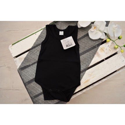 Czarne body na ramiączka LATO