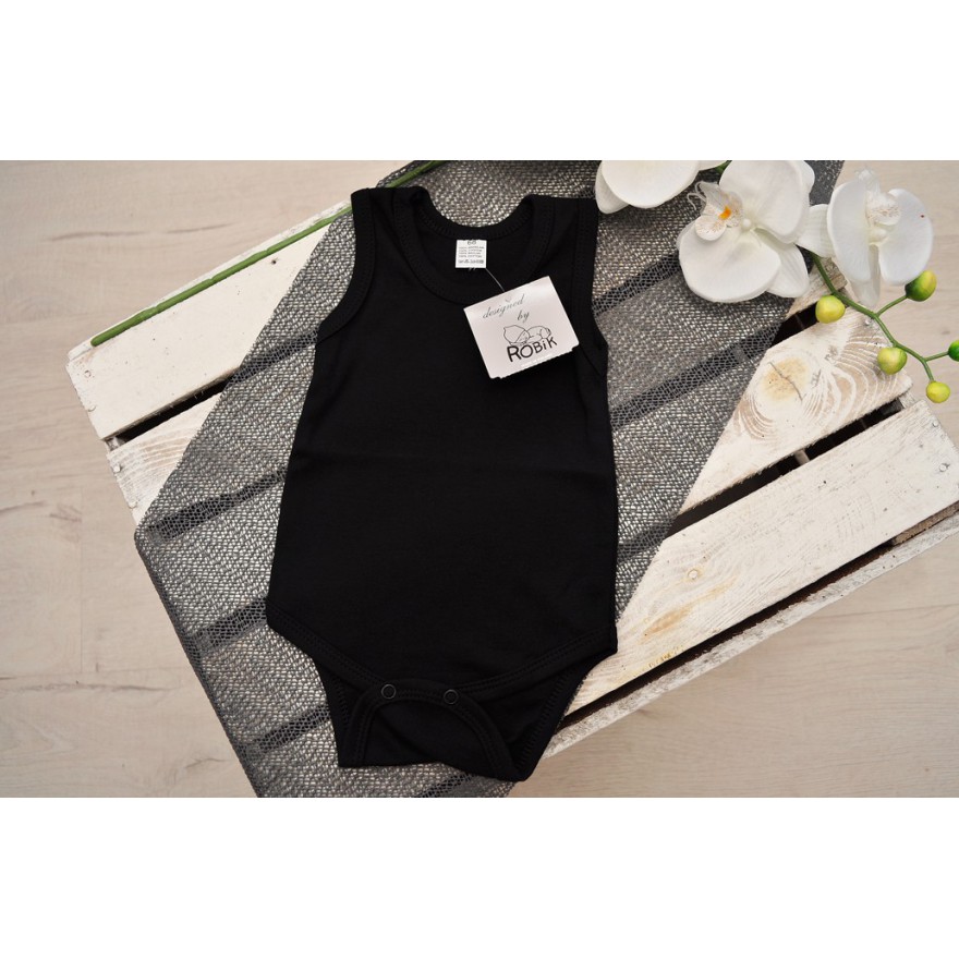 Czarne body na ramiączka LATO