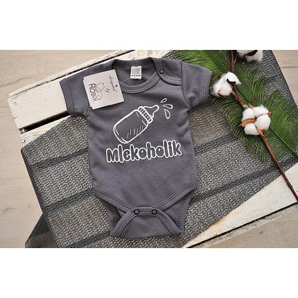 Grafitowe BODY chłopięce