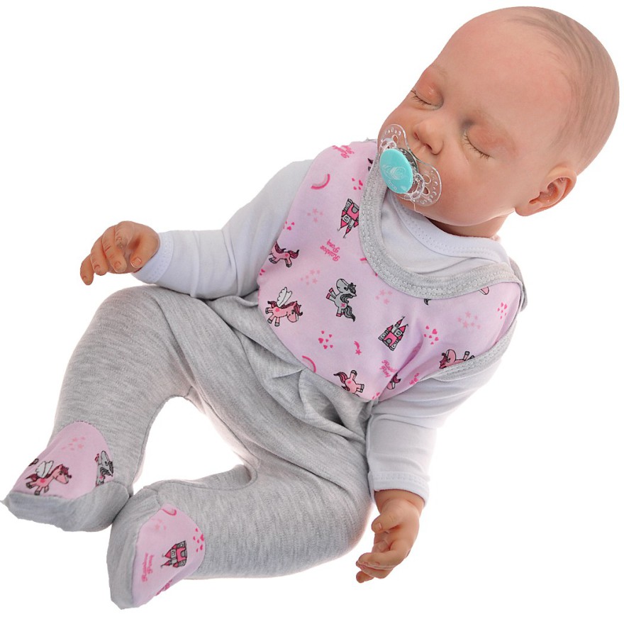 ŚPIOCHY ŚPIOSZKI bawełniane, szare w kucyki wzór 351S