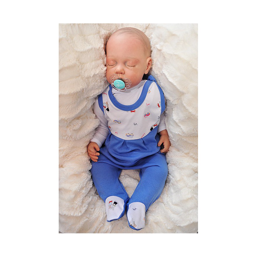 ŚPIOCHY ŚPIOSZKI bawełniane, niebieskie FRIEND wzór 208N