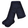 Granatowe RAJSTOPY bawełniane gładkie