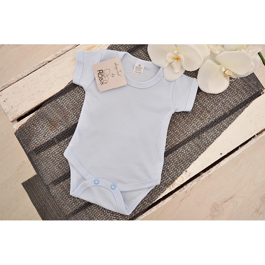 Niebieskie body krótki rękaw