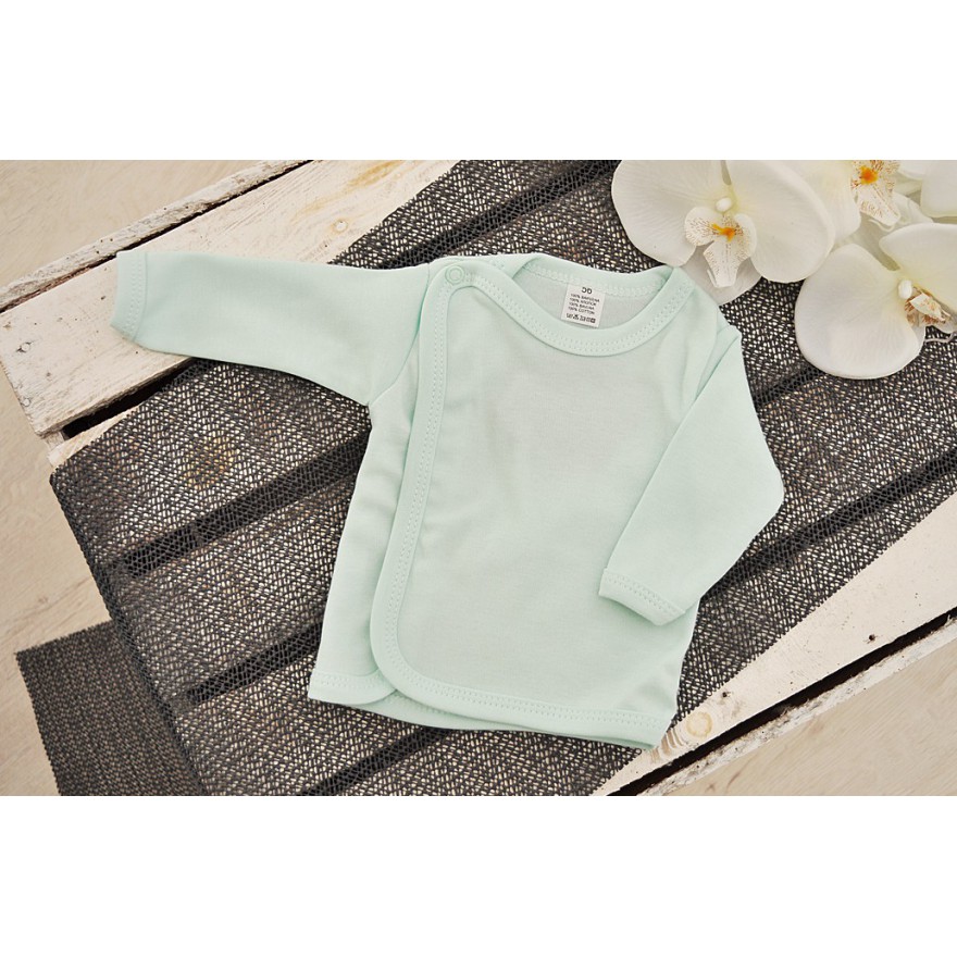 Miętowa KOSZULKA kaftanik niemowlęcy