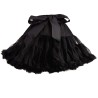 Puszysta czarna SPÓDNICZKA tiulowa z falbankami, szkoła, święta