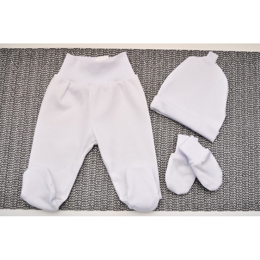 Biała WYPRAWKA dla wcześniaka do szpitala 5 części