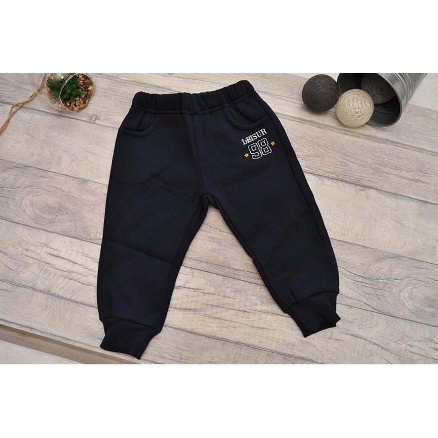 Dres chłopięcy ocieplany z zielonym bezrękawnikiem