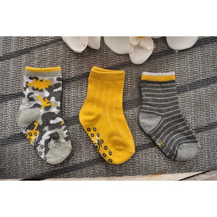 3 pary SKARPETKI ANTYPOŚLIZGOWE ABS wzór CH21