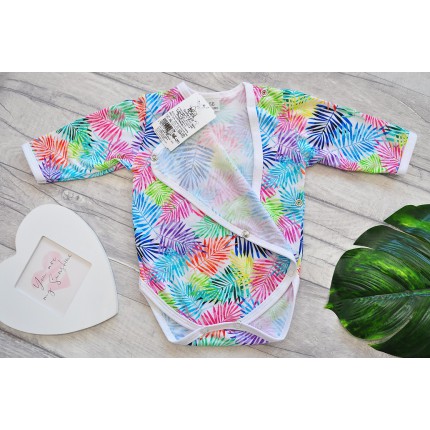 BODY kopertowe w kolorowe liście długi rękaw