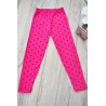 Amarantowe LEGGINSY w łapki GETRY