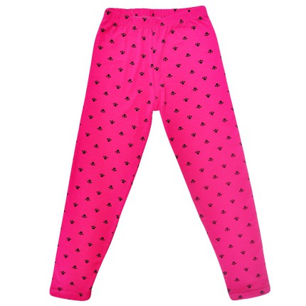 Amarantowe LEGGINSY w łapki GETRY