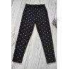 Czarne LEGGINSY w łapki GETRY