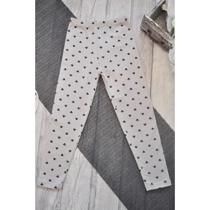 Szare LEGGINSY w łapki GETRY