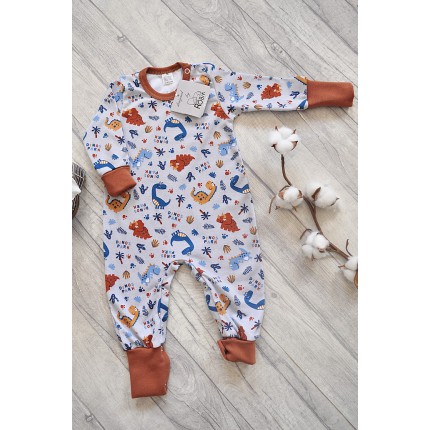 Pajac bez stópek RAMPERS w dinozaury pajacyk rosnący wz. 215BR