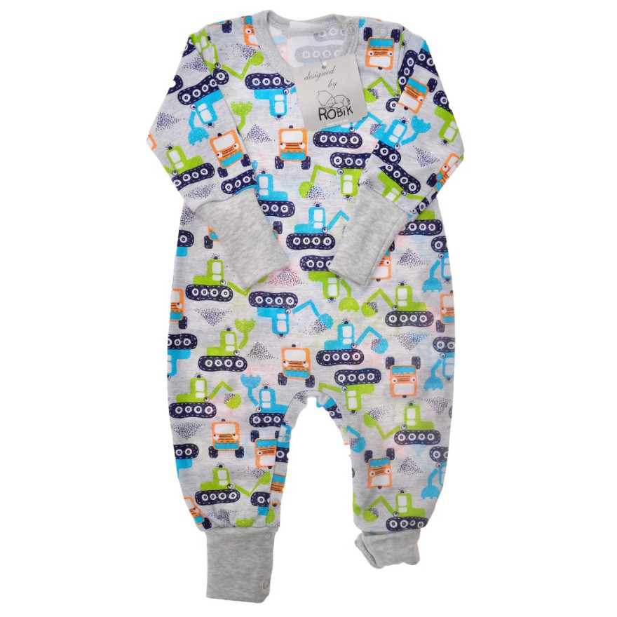 Pajac bez stópek RAMPERS w koparki pajacyk rosnący wz. 218S